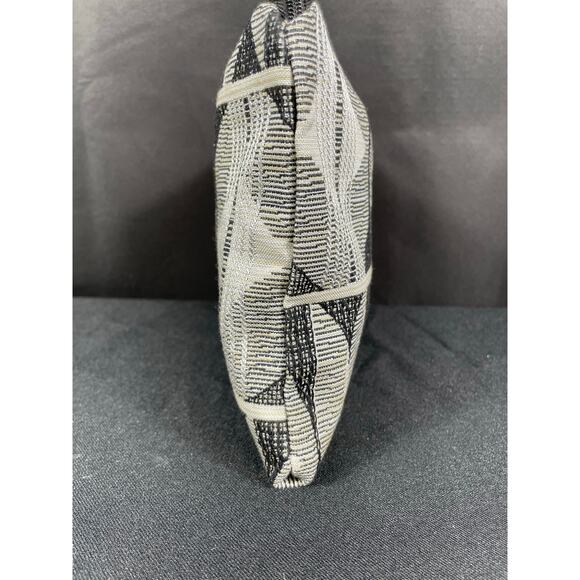 Handmade, Unique Bag, Silver & Black, Made with Designer Upholstery Fabric - Picture 5 of 6